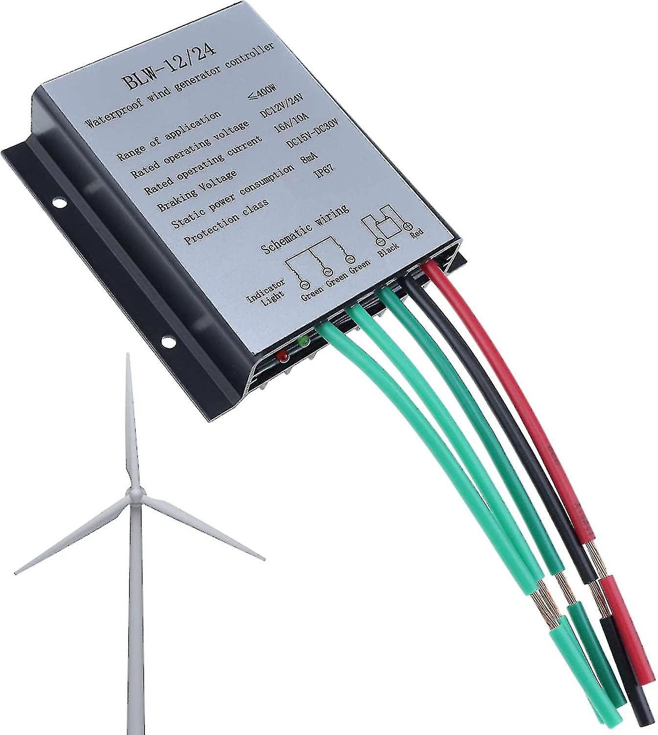 Laderegler Für Windkraftanlagen – Ip67-laderegler Für Windkraftanlagen 15–30 V Dc-laderegler, 400 W Überspannungsschutz