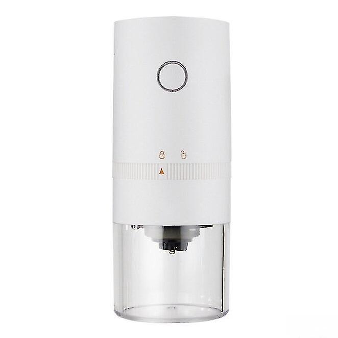 Elektrische Kaffeemühle Für Espresso Sowie Getrocknete Und Gewürzte Kaffeebohnen – Weiß