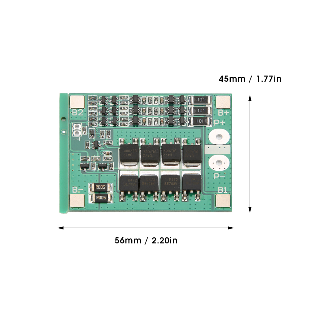 3s 12v 25a Bms-schutzplatine Für Lithium-ionen-akkus Mit Balancerschaltung