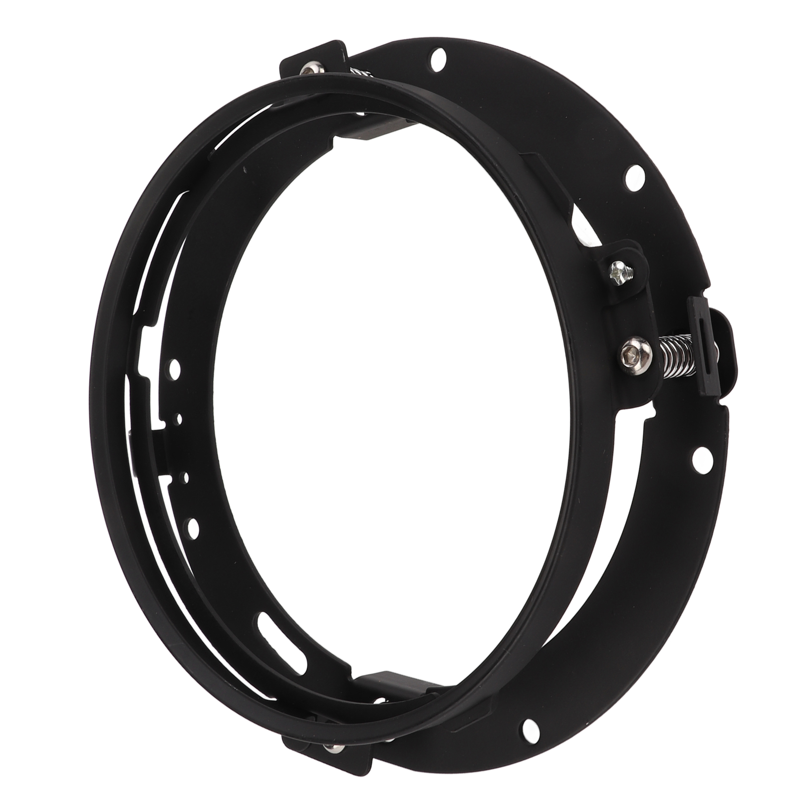 Runder 7-zoll-befestigungsring Für Motorradscheinwerfer, Schwarze Scheinwerferadapterhalterung