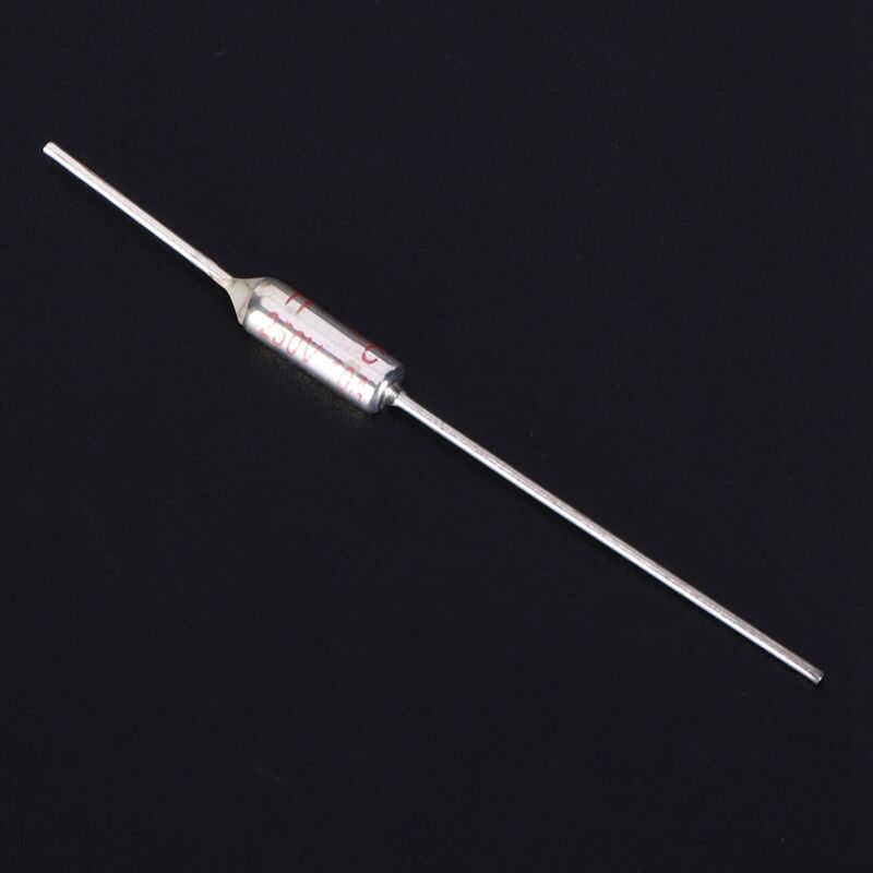 10 Stück Thermosicherungen, Metallabschaltung, 250 V Ac, 10 A, Tf, 72–250 °c, 121 °c