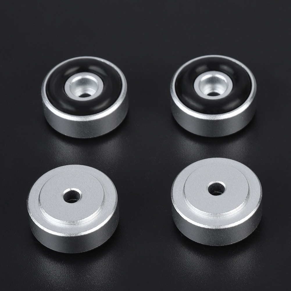 Stück Silberne, 20x8mm Große, Rutschfeste Verstärkerständer Aus Aluminiumlegierung