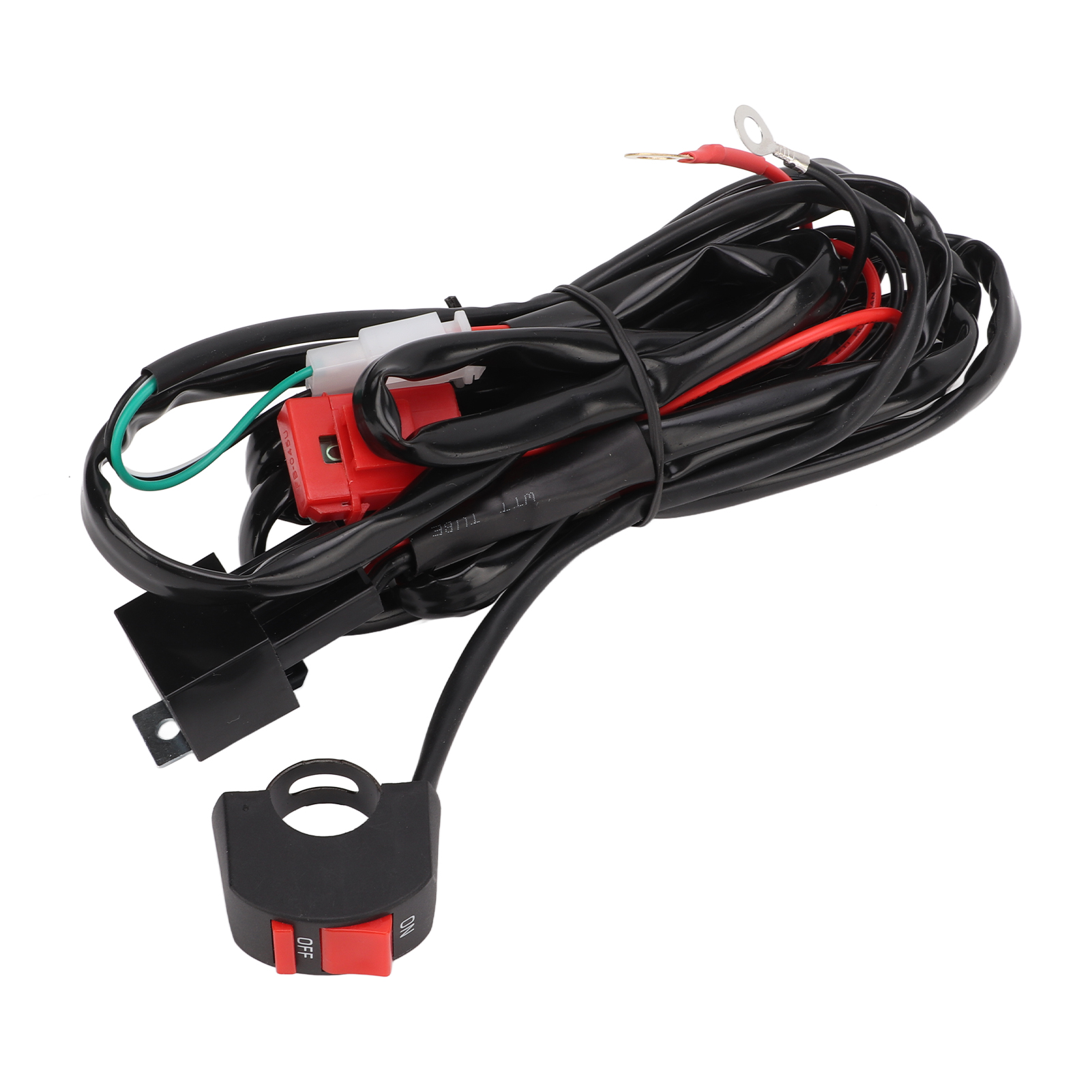 Verkabelungssatz Mit Schalter Für 12v 40a Motorrad-led-scheinwerfer, Kompatibel Mit 9-32v Für Atvs Und Elektrofahrzeuge.