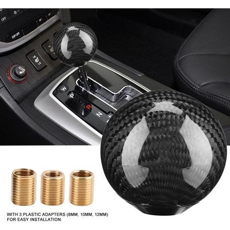Universelle Schalthebelmanschette Aus Kohlefaser Für Autos (schwarz)