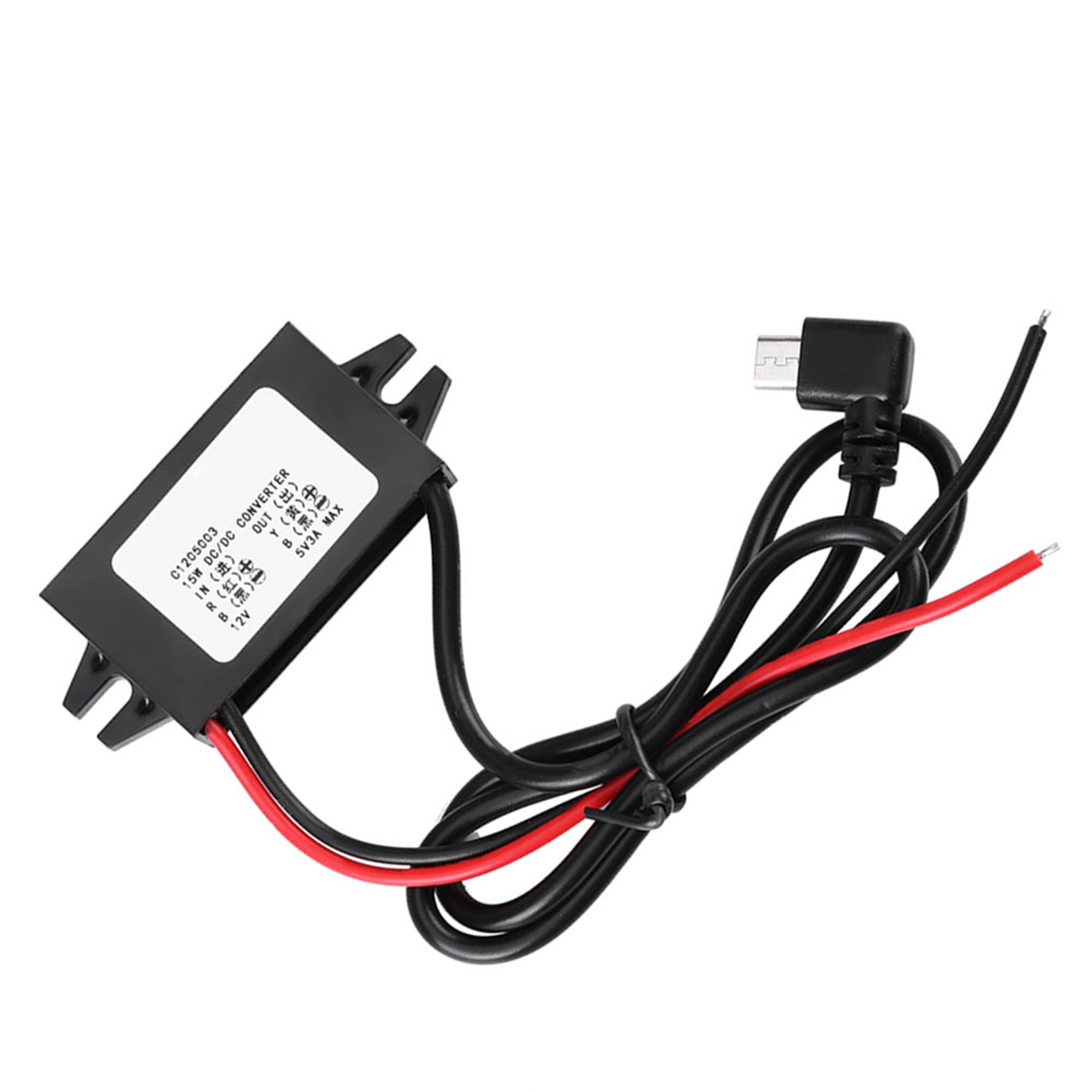 12v Auf 5v 3a Dc-dc-wandler Mit Micro-usb-anschluss Für Smartphones Im Auto