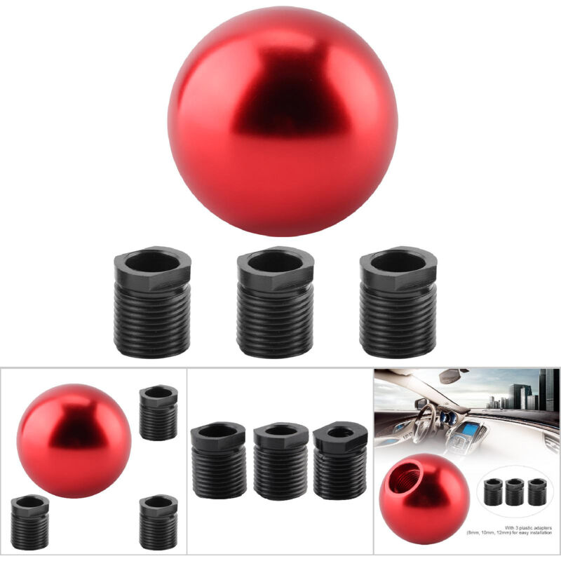 Universeller Schaltknauf Für Manuelle Pkw – Runde Form, Rote Farbe