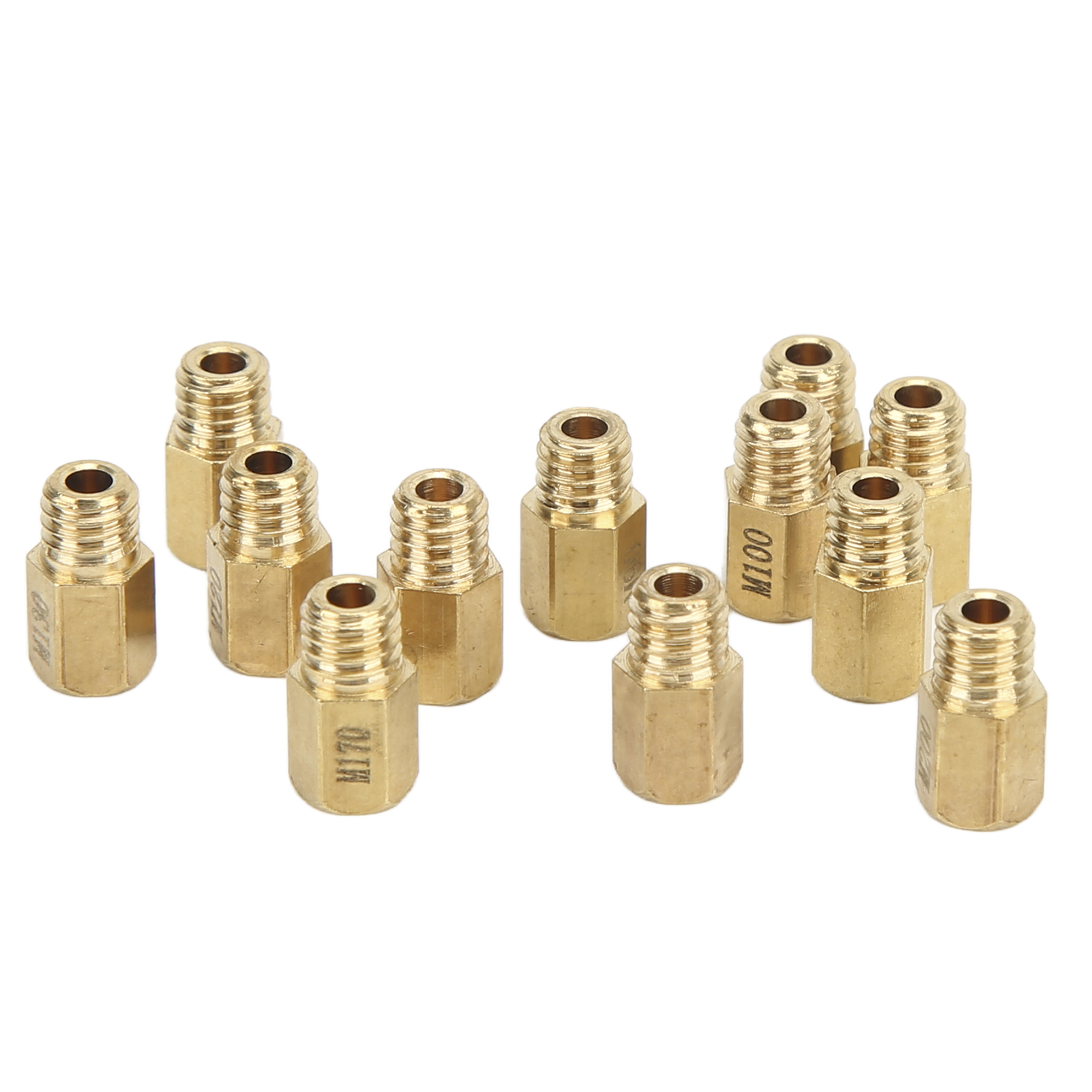 Satz Mit 12 Goldenen Hauptdüsen Aus Metall Für Mikuni Vm Tm Tmx Vergaser, 90-200, Robust Und Langlebig.