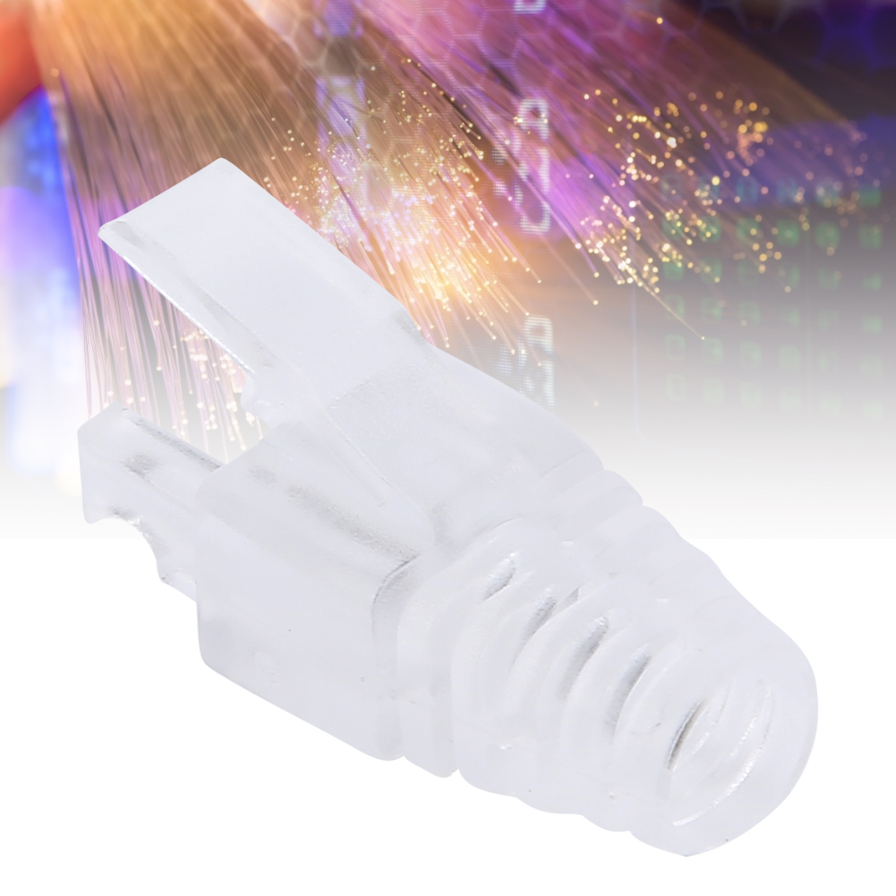 50 Rj45 Schutzhüllen Für Cat5e/cat6 Netzwerkkabel - Langlebige Computerstecker