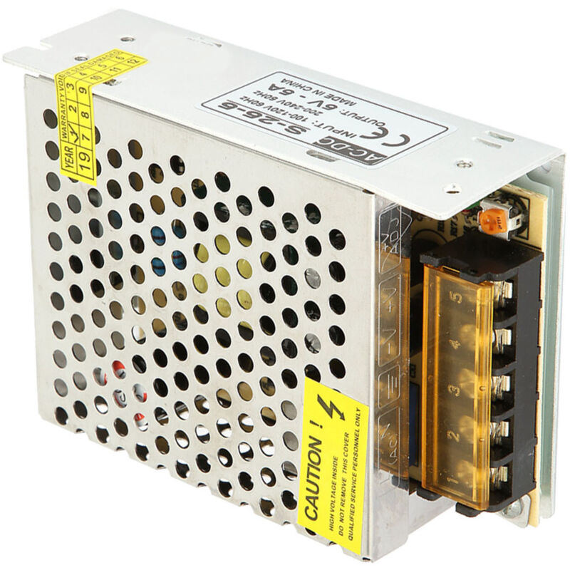 5v Dc 10w/25w Schaltnetzteil Für Led-bildschirme Und -displays (25w Konverter)