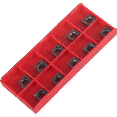 10 Ccmt09t304 Vp15tf Hartmetall-wendeschneidplatten Für Metalldrehmaschinen, Aufbewahrungskoffer