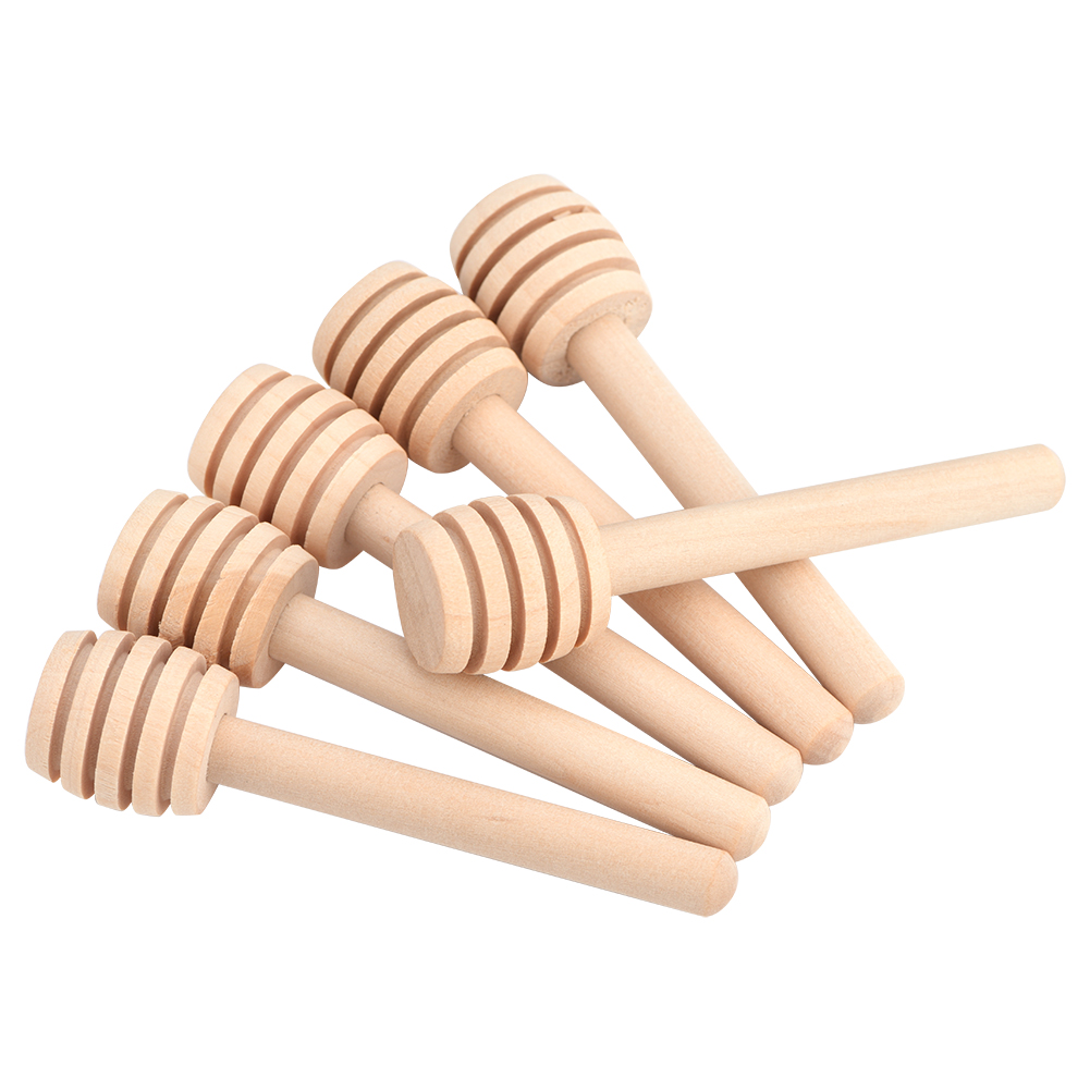 50 Holzstäbchen Für Marmelade Und Honig, Rührstäbchen Und Messbecher Für Gläser, 50er-packung, Länge 8 Cm