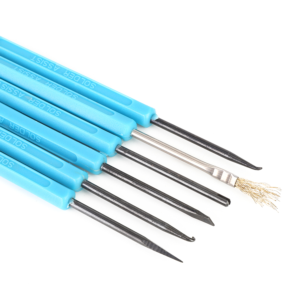 6-teiliges Doppelseitiges Lötwerkzeugset Zur Reparatur Und Reinigung Von Elektronischen Leiterplatten