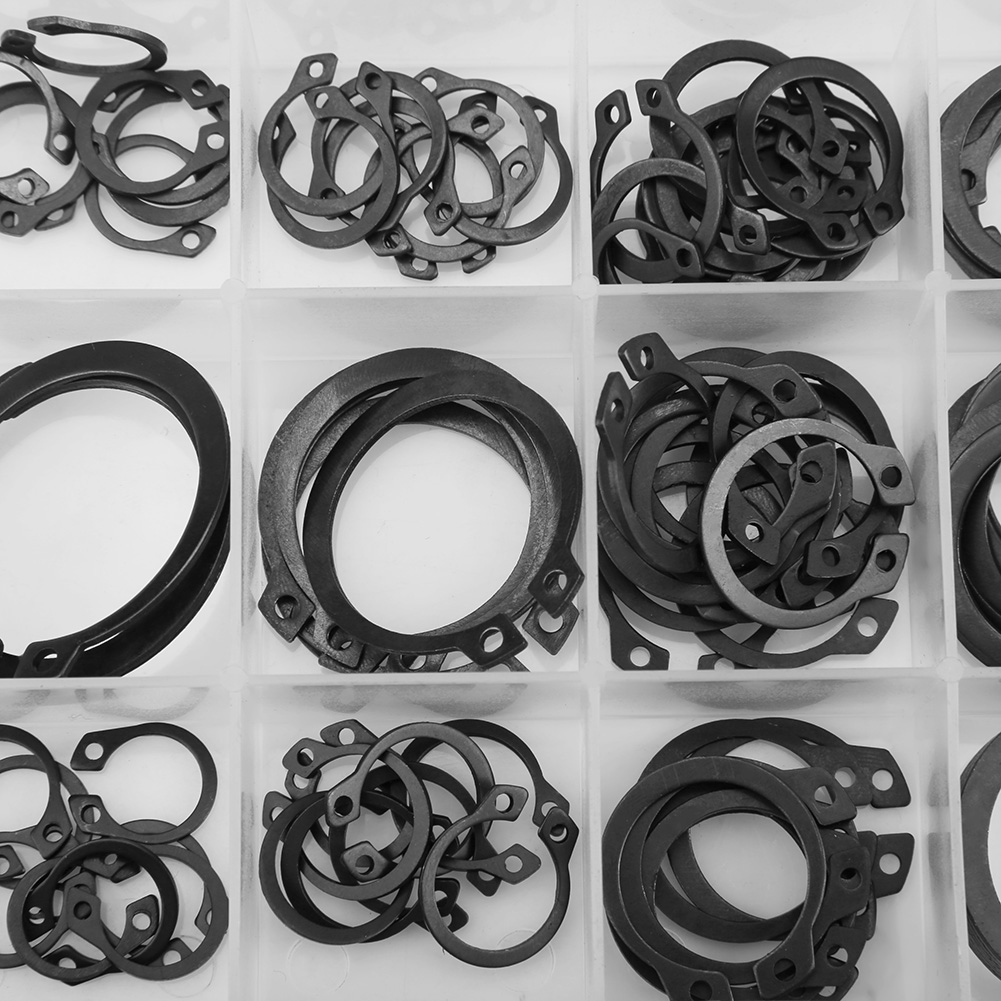 150 Verschiedene Federringe, 18 Größen Von 3 Bis 32 Mm, Mit Aufbewahrungsbox