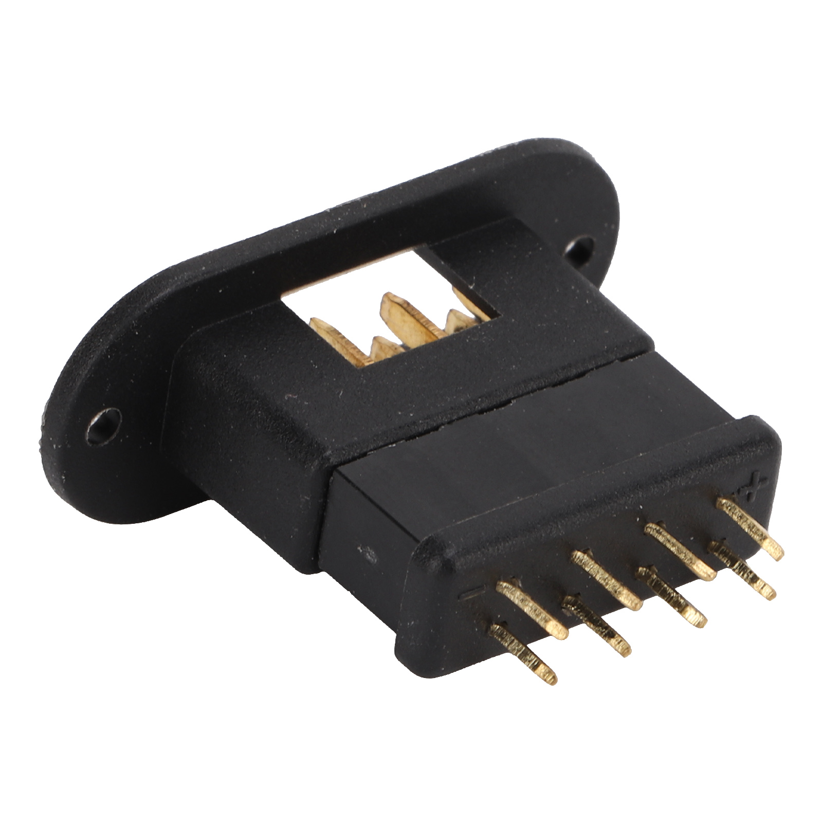 10 Stück Achteckige Mpx-steckverbinder, Schwarz, 13.050 Und 13.051, Vergoldetes Kupfer, Für Modellbau Und Batterien