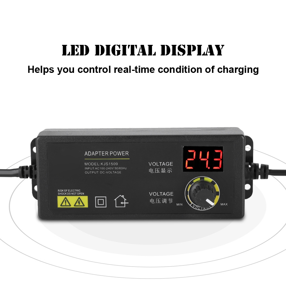 Einstellbares 3a/9-24v Led-netzteil Mit Mehrfachem Schutz