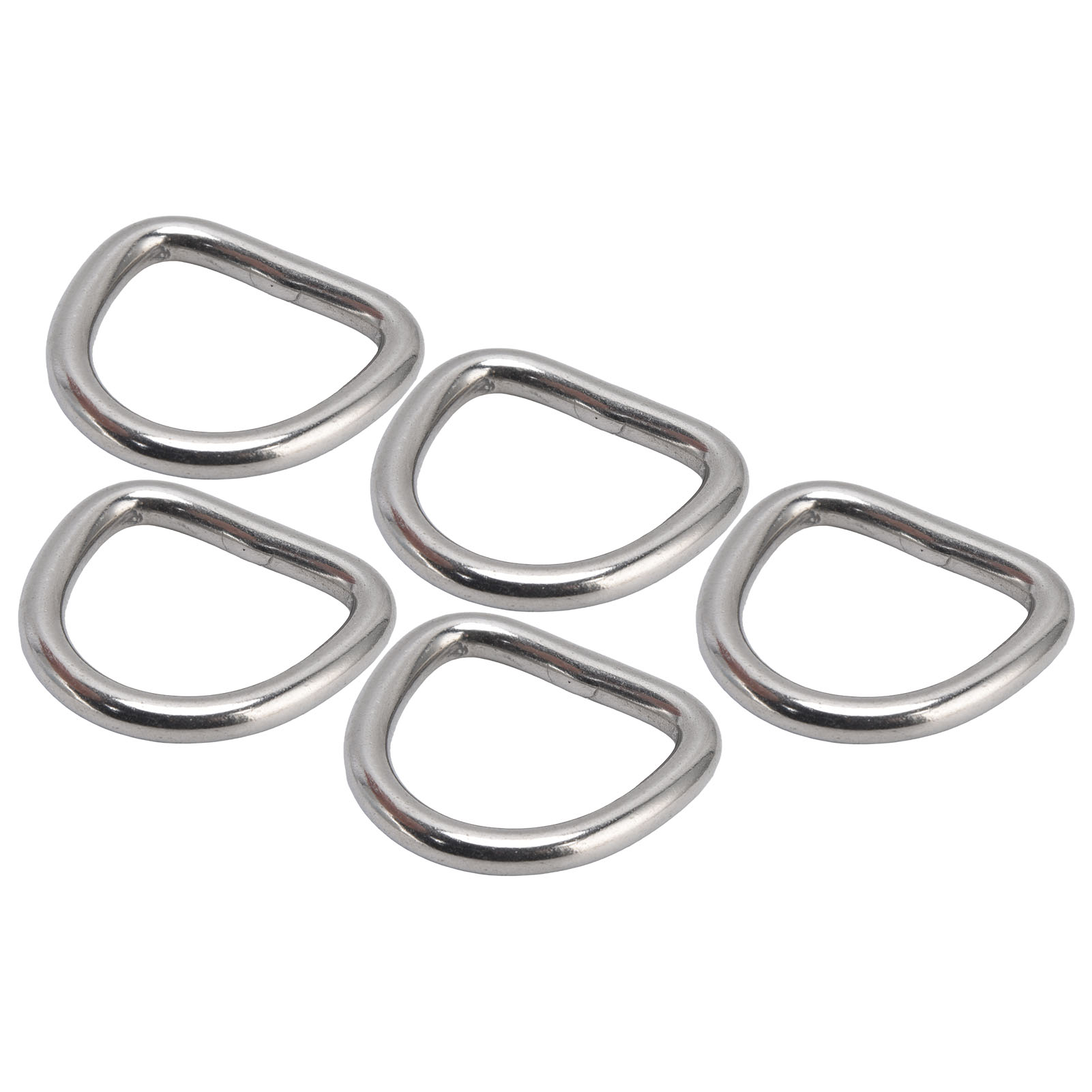 Stück D-ringe Aus Edelstahl 316, Halbkreisförmige Schnallen, Beschlagzubehör, 6 X 33 X 30 Mm