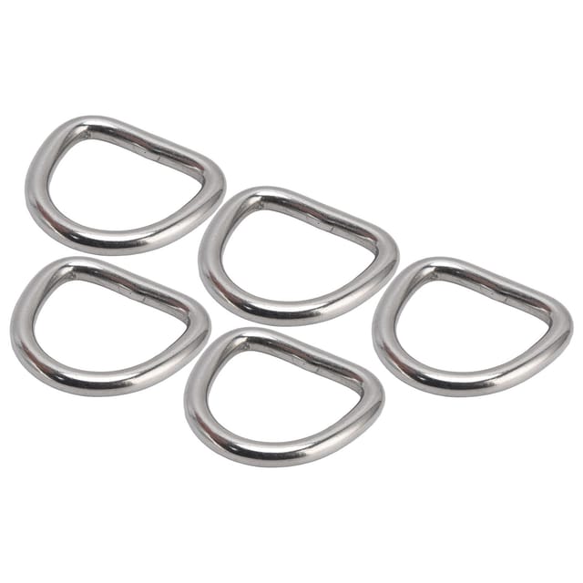 Stück D-ringe Aus Edelstahl 316, Halbkreisförmige Schnallen, Beschlagzubehör, 6 X 33 X 30 Mm