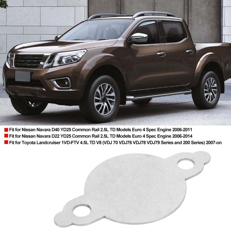 Egr-abschirmplatte Kompatibel Mit Nissan Navara D40 2.5l Yd25 Diesel 2006-2011 Euro 4