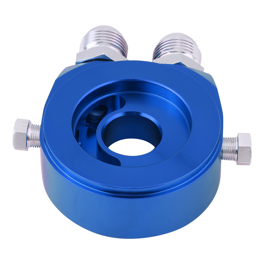 Sandwichplattenadapter Für M20 X 1,5 Ölfilter, Blauer Ölkühler-kit Mit 1/8 Npt-gewinde