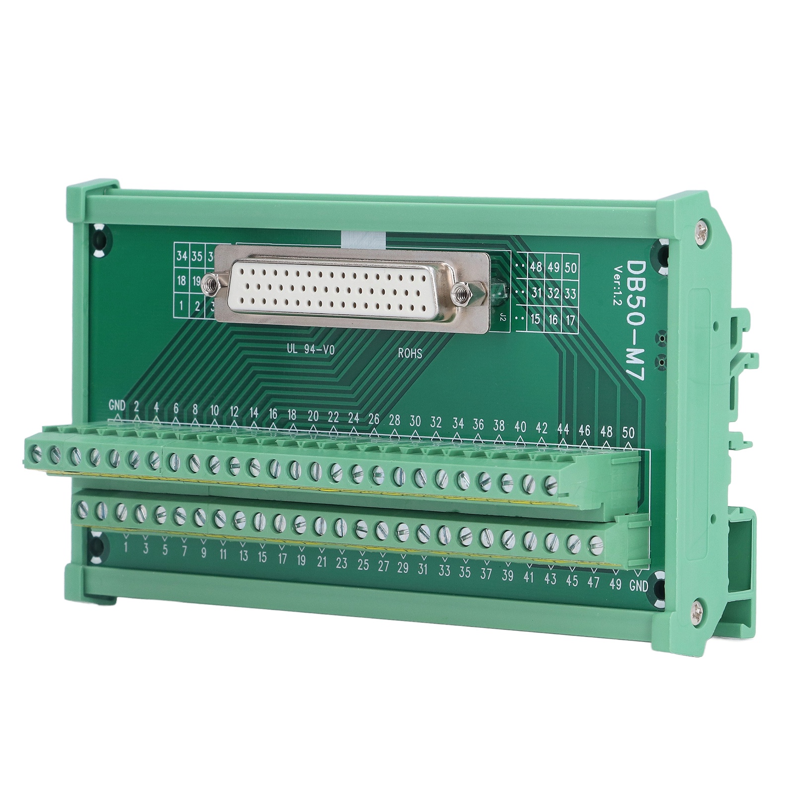 Db50-buchse, Gerader Anschlussadapter Für Leiterplatten, Dc60v-anschluss, Db50-m7-adapterplatine