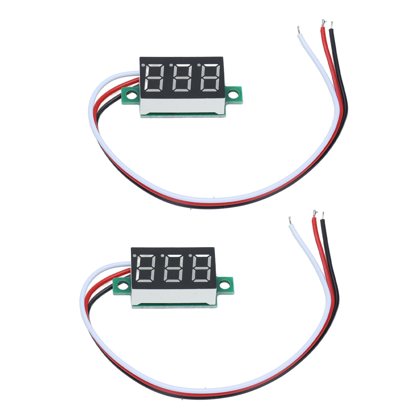 Miniatur-digitalvoltmeter, Gleichstrom, 3-adrig, 0,36 Zoll, 0,00 V–30,0 V Mit Verpolungsschutz