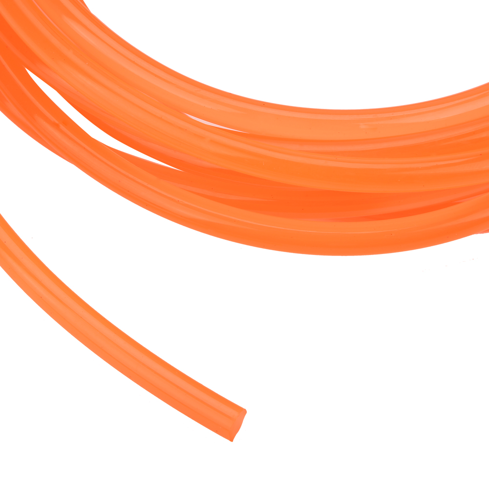 Runder, Orangefarbener, Glatter Polyurethan-pu-riemen Für Den Antrieb (8 Mm X 5 M)