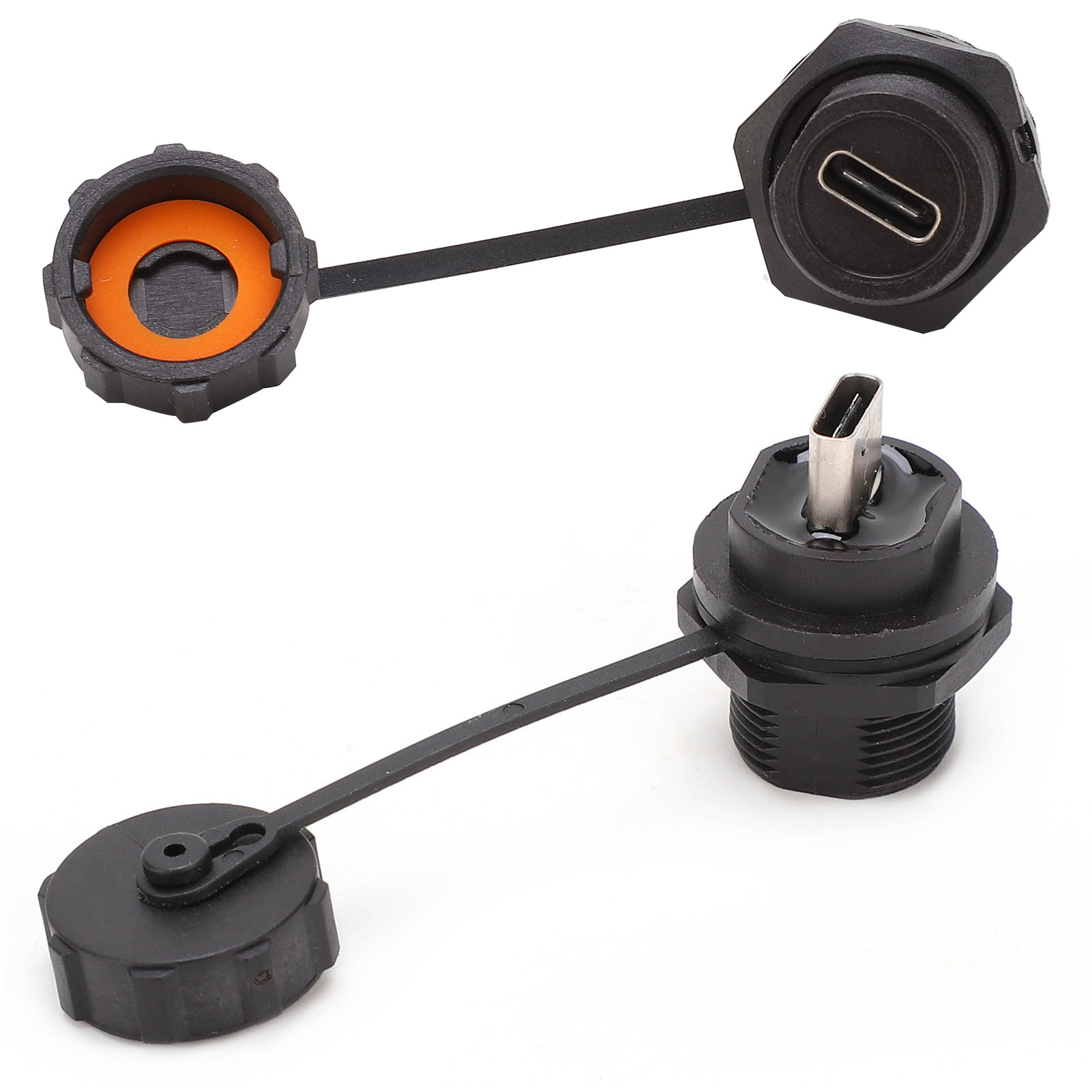 Wasserdichter Usb-schraubanschluss (weiblich) Für Industrielle Schalttafelmontage E10tpc-tf-f-f
