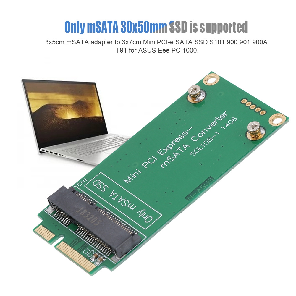 Msata Zu Sata Mini Pcie Adapterkarte Für Asus Laptop