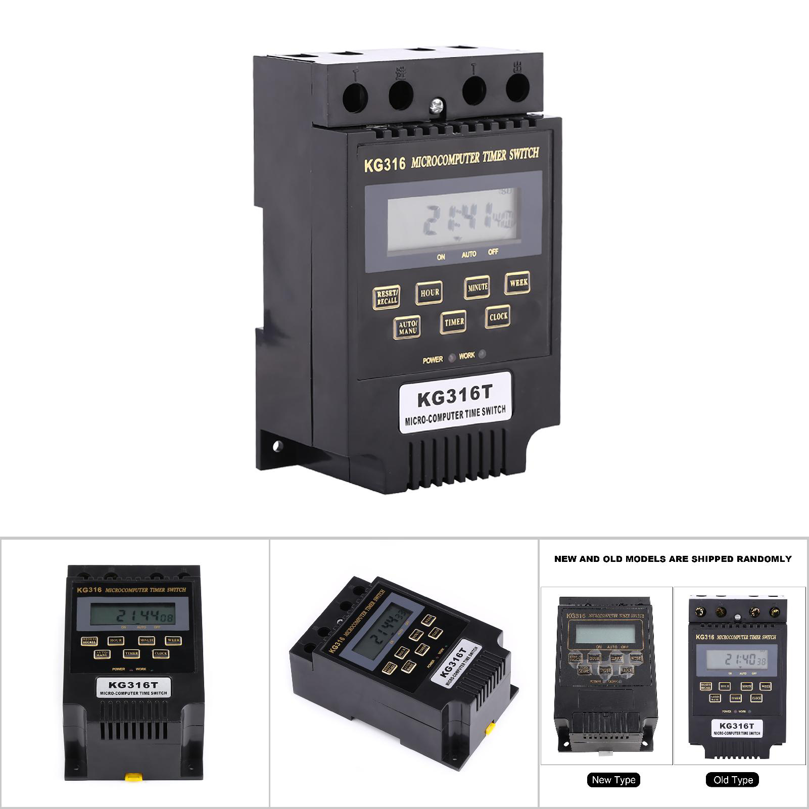 Digitaler Timer Mit Lcd-mikrocontroller Für Netzschalter (ac110v)