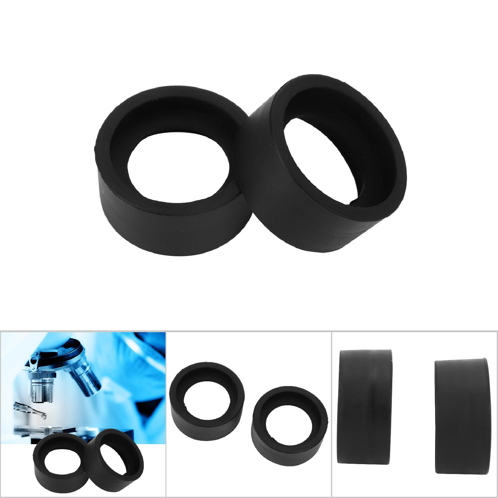 Stück 36-mm-gummiokularkappen Für Stereomikroskope, Staubschutz (flacher Winkel)