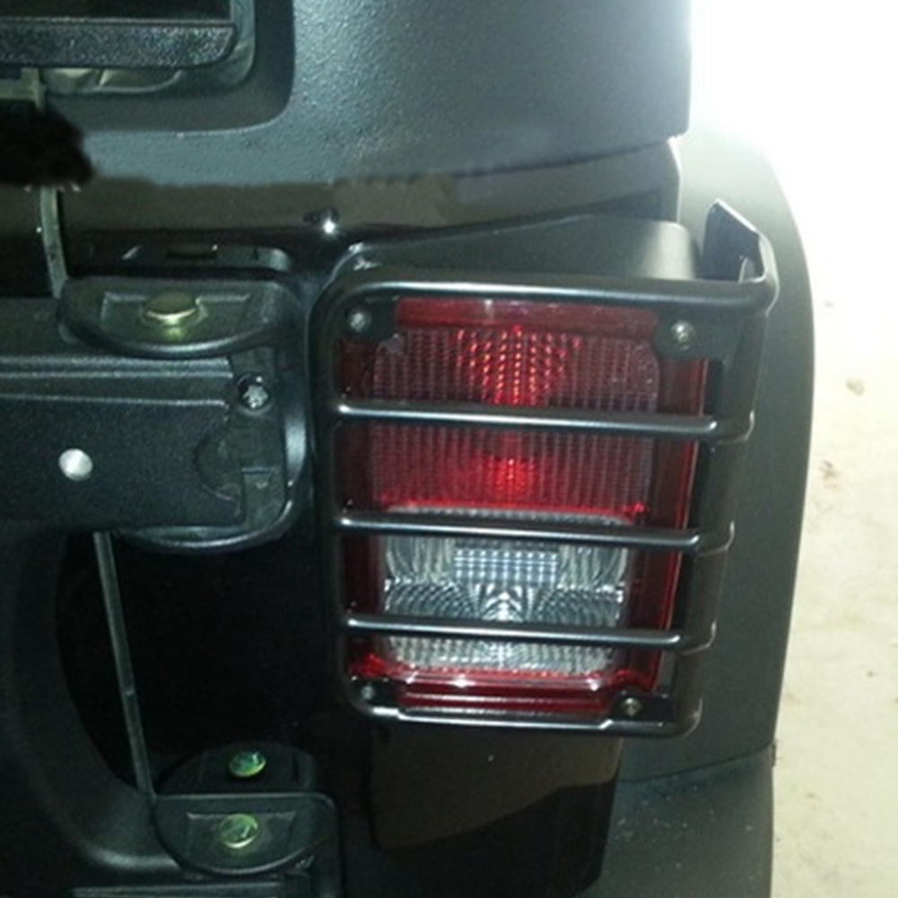Paar Jeep Wrangler Rücklichtschutz - Stoßstangen- Und Scheinwerferabdeckungen