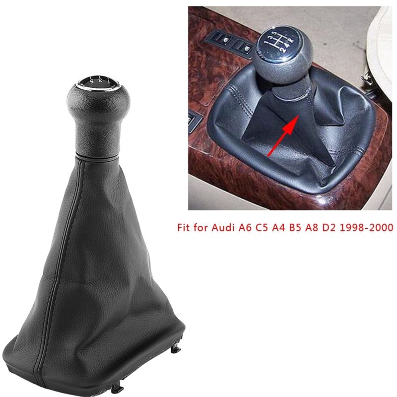 5-gang-schalthebel Mit Manschette Für Audi A6 C5 A4 B5 A8 D2 1998-2000