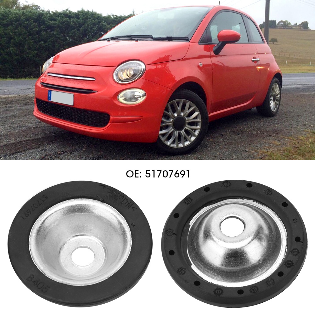 2-teilige Stoßdämpfer-montageplatte 51707691, Kompatibel Mit Fiat 500