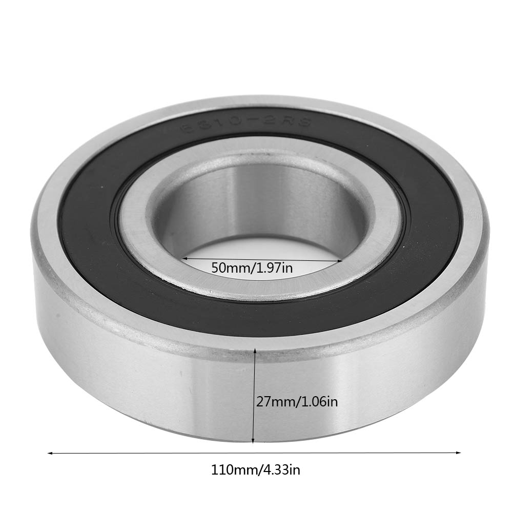 Abgedichtetes Kugellager 6310rs, 50x110x27mm, Gummidichtung Für Optimalen Schutz
