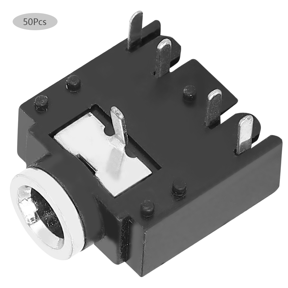 50 Stück Pj-307 3,5-mm-5-pin-audio-klinkenstecker Für Stereo-kopfhörer Im Innenbereich