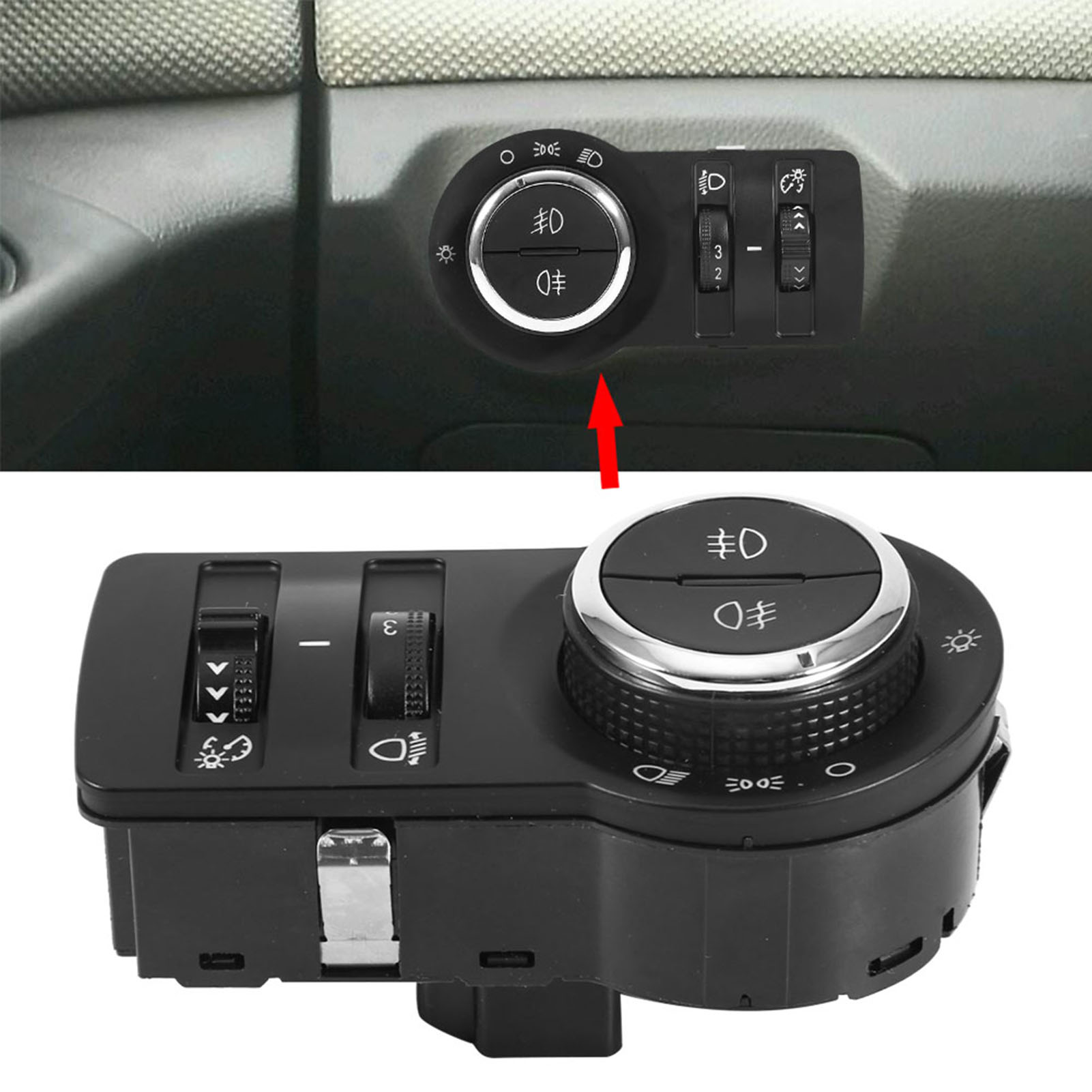 Nebelscheinwerferschalter Für Chevrolet Cruze J300 J305 J308 1.4 1.6, Teilenummer 13301749