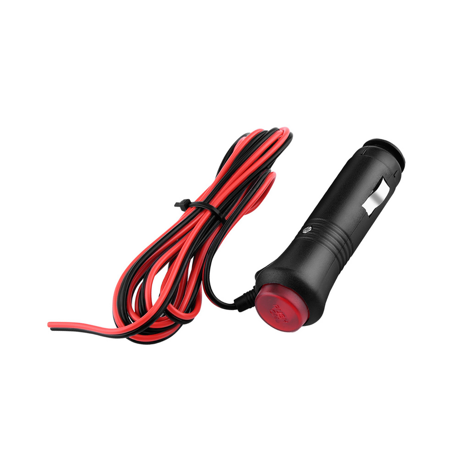 1,5 M Langer Kfz-zigarettenanzünderstecker (männlich) Mit Ein-/ausschalter Und Sicherung, 12v/24v-netzteil