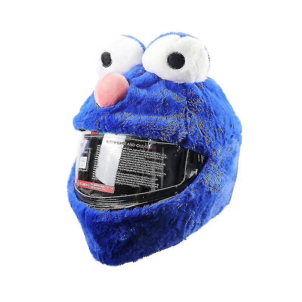 Universelles Motorradhelm-set Im Cartoon-tier-design, Ruikalucky Schutzhülle – Blau