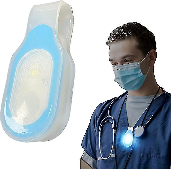 Tragbare Led-stirnlampe Für Pflegekräfte Mit Magnetischem Freisprechclip, Ideal Zum Wandern, Gassigehen, Joggen Und Für Medizinische Zwecke – Blau