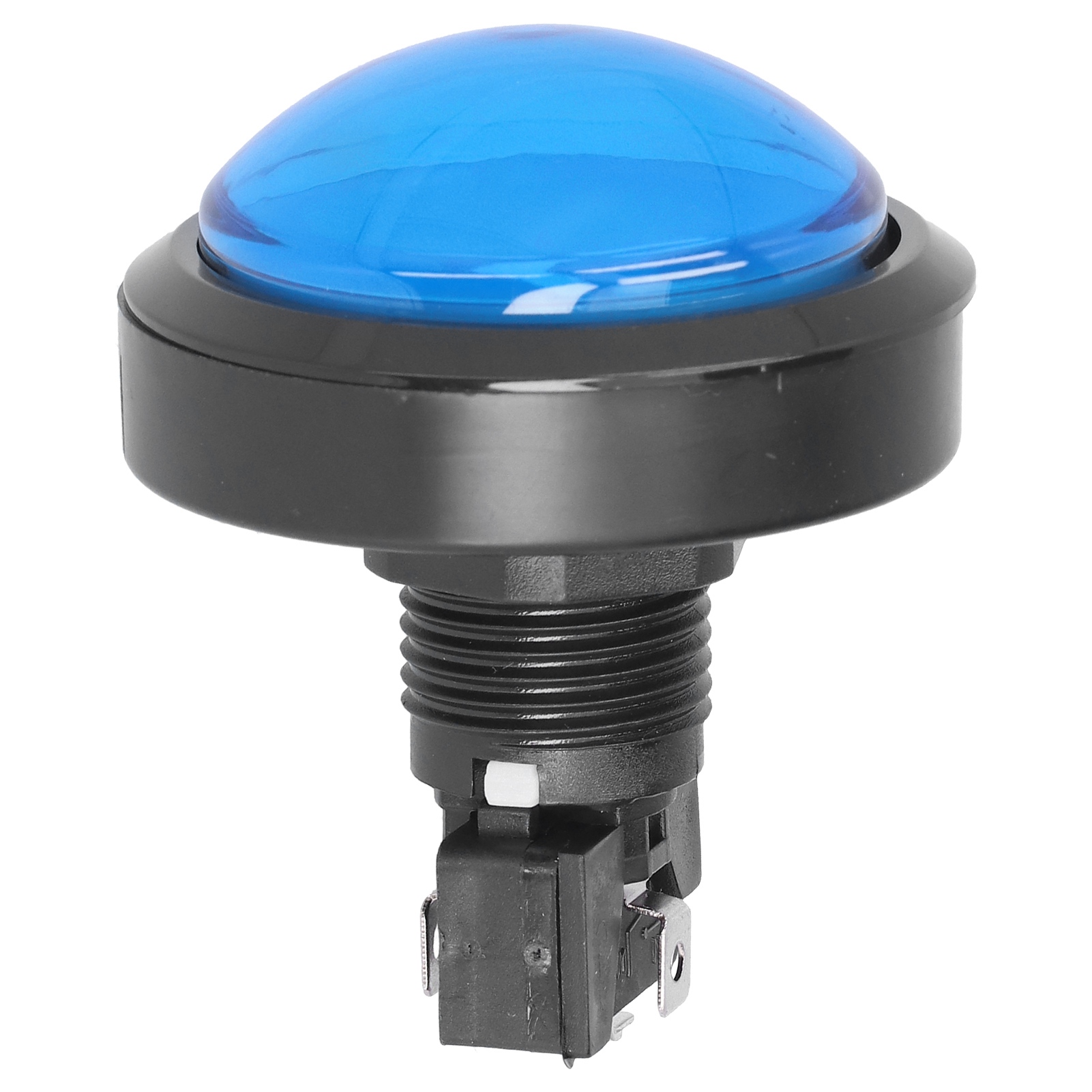 60-mm-konvex-drucktaster Mit Led-anzeige Für Greifautomaten Und Spielkonsolen – Blau