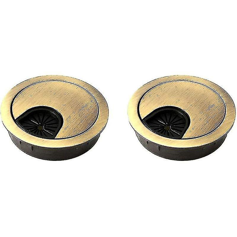 Noble 60-mm-kabelmanagement-komponenten Kabelabdeckung Für Schreibtische Und Arbeitsplatten Material: Zinklegierung (bronze)