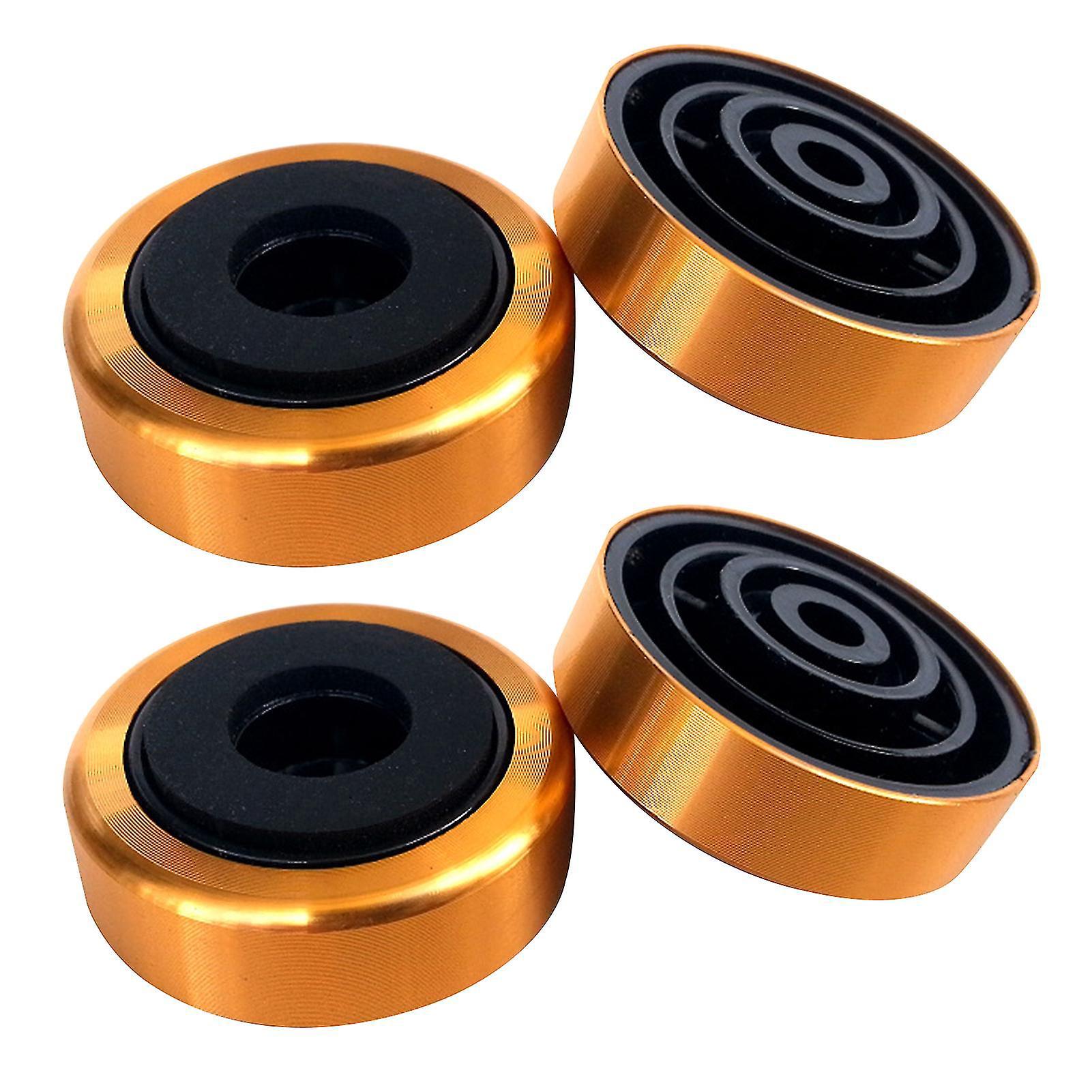 Set Mit 4 Rutschfesten Pads Für Lautsprecher, Verstärker Und Plattenspieler – Gold