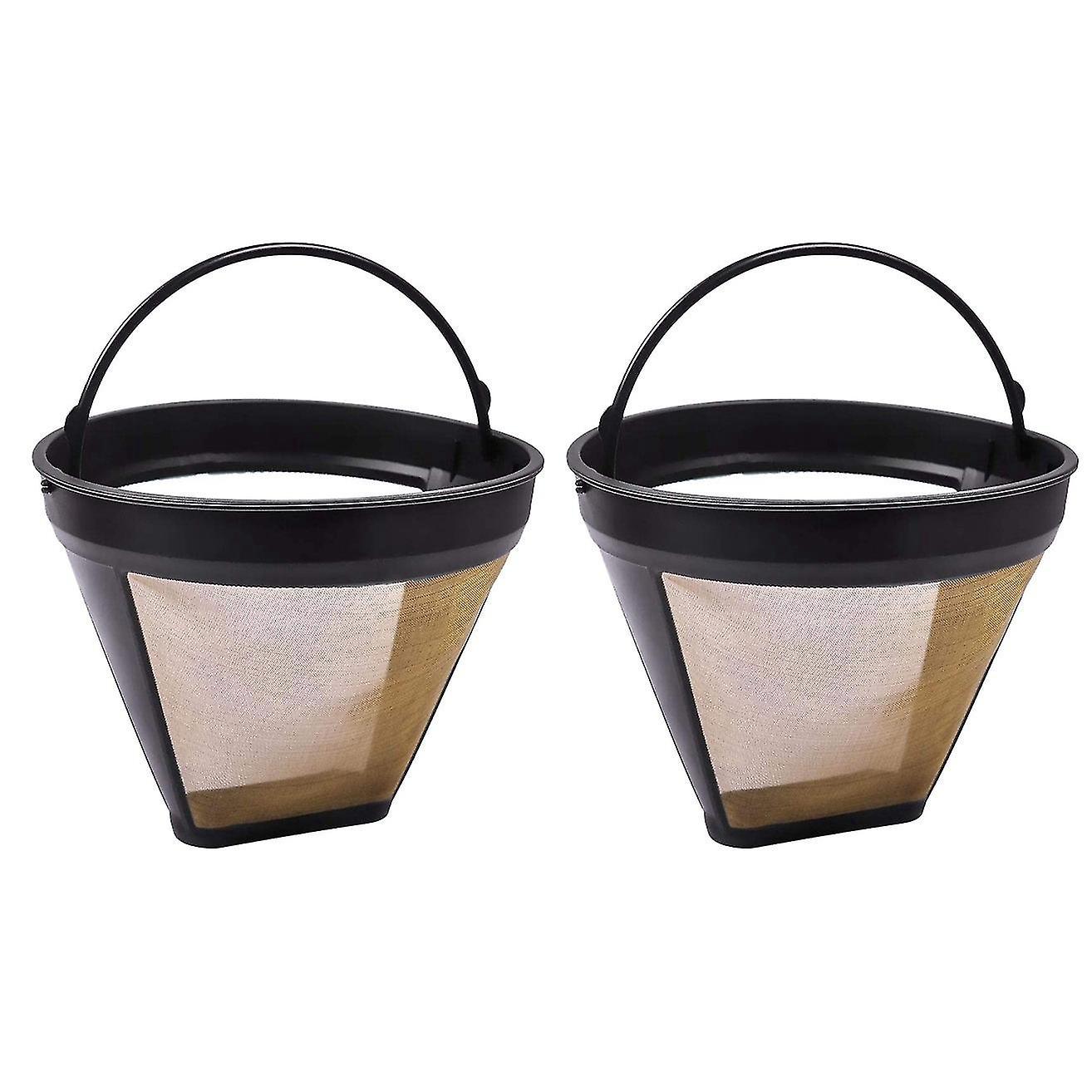 Set Mit 2 Wiederverwendbaren Konischen Kaffeefiltern, Die Ihren Permanenten Kaffeefilter Für Machi Ersetzen