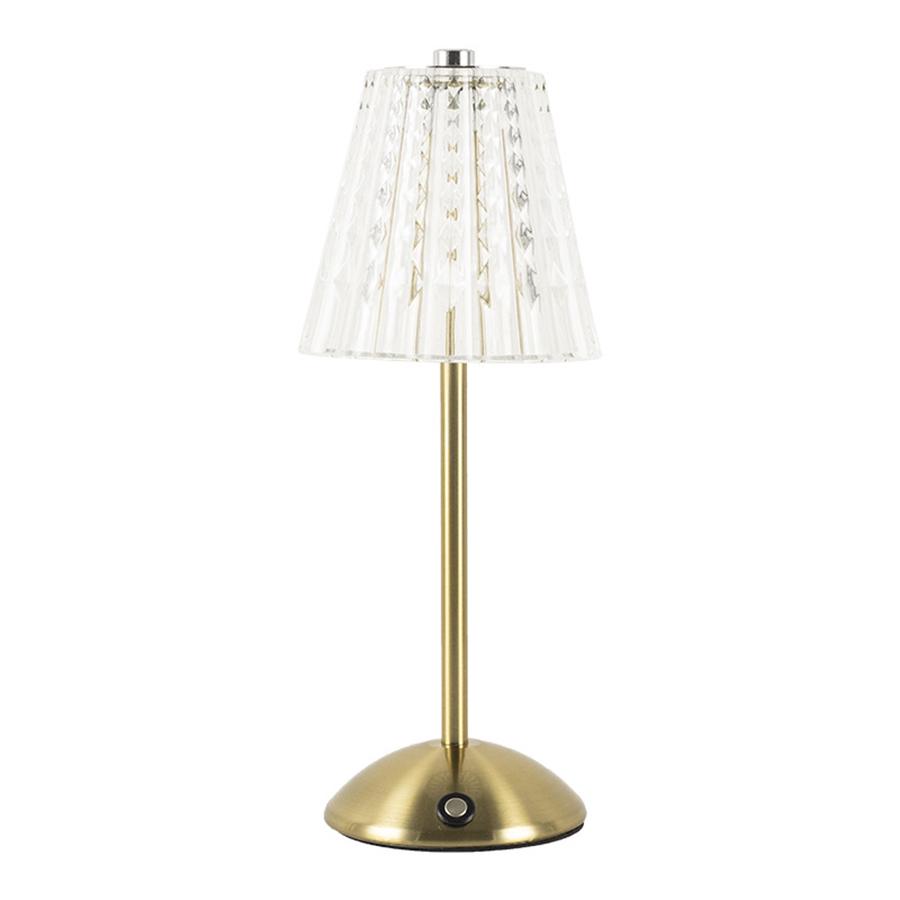 Wiederaufladbare, Kabellose Led-tischleuchte, 3-farbiges Umgebungslicht, Dimmbar, Dekoration Für Schlafzimmer, Küche, Esszimmer, Gold