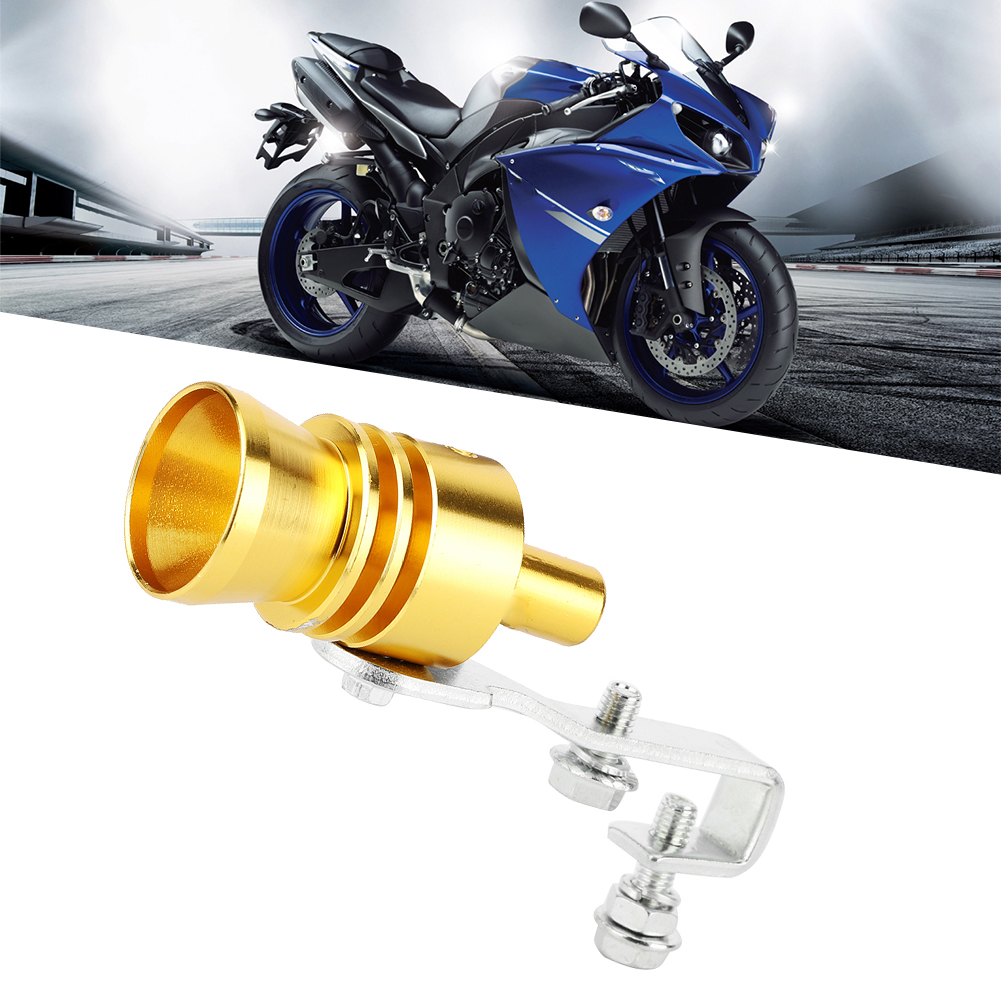Turbinenpfeife Für Auto- Und Motorradauspuff, Goldfarbenes, Modifiziertes Autozubehör