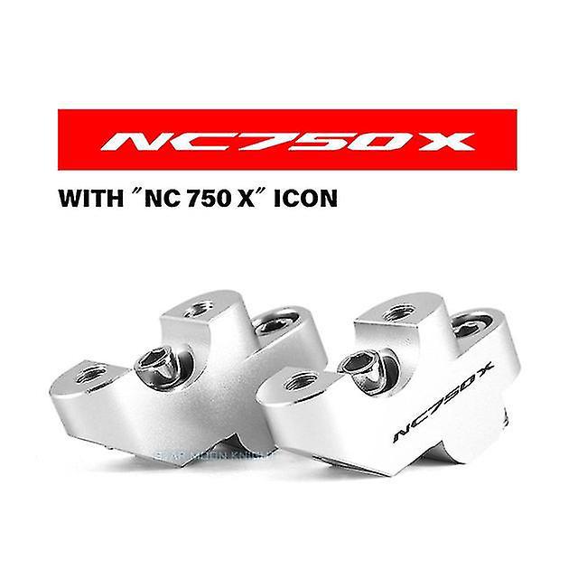 Für Honda Nc750, Nc 750 Xs, Nc750x, 750x (2016-2023): Lenkererhöhungen, Adapter, Lenkerhalterungen, Lenkeradapter Cb500x, Cb500f, Cb300f (silber, Nc750x).