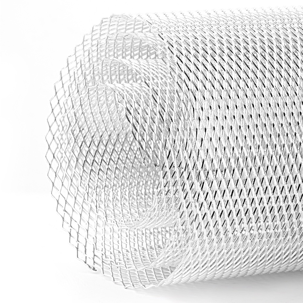 3x6 Mm Aluminiumlegierungsgrill, Universelles Diamantgitter Für Stoßstangen Und Karosserien