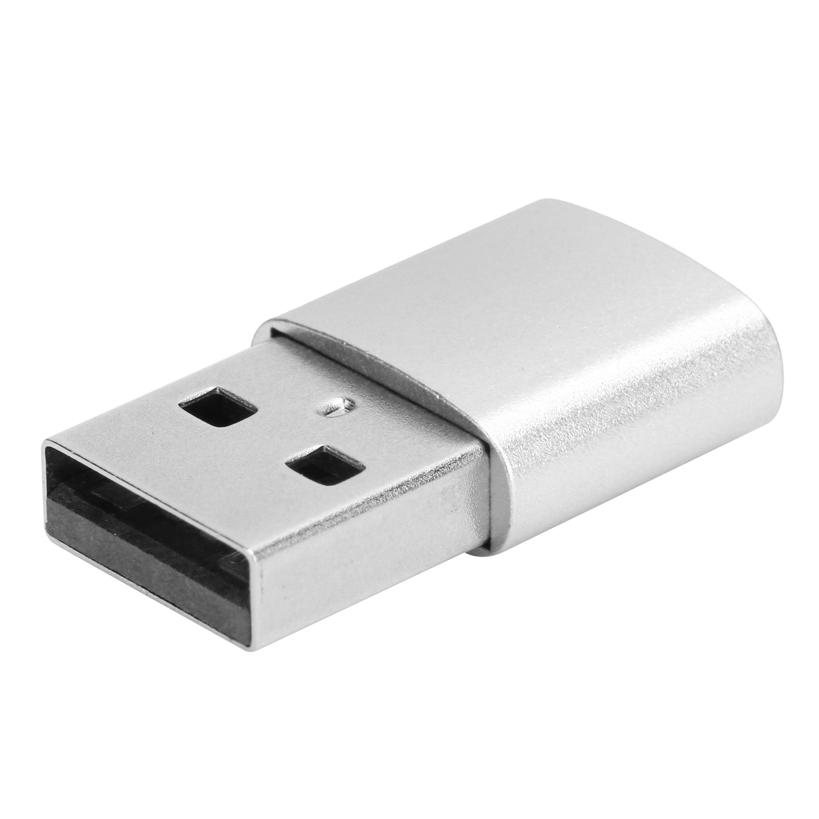 Usb-c-buchse Auf Usb-stecker-adapter, Schnellladefunktion, Computerverlängerung, Zubehör (silber)