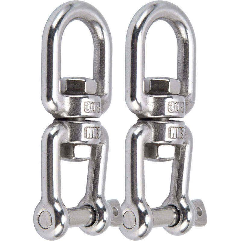 Abnehmbare Kettenhaken Aus Edelstahl 304, 8 Mm, 360° Drehbarer Ring