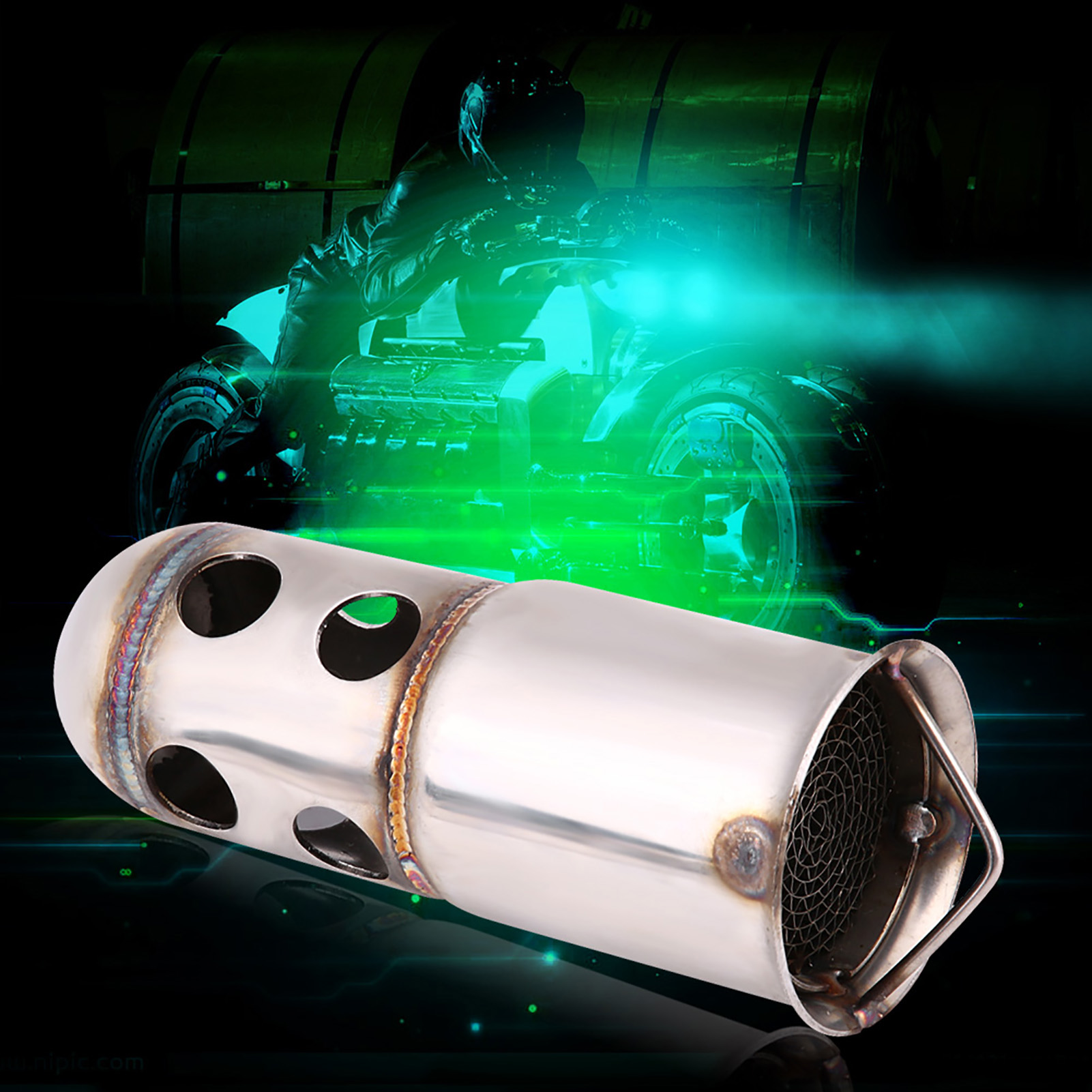 Universeller 51-mm-schalldämpfereinsatz Für Motorradauspuffanlagen – Ausführung 1, Geräuschreduzierer